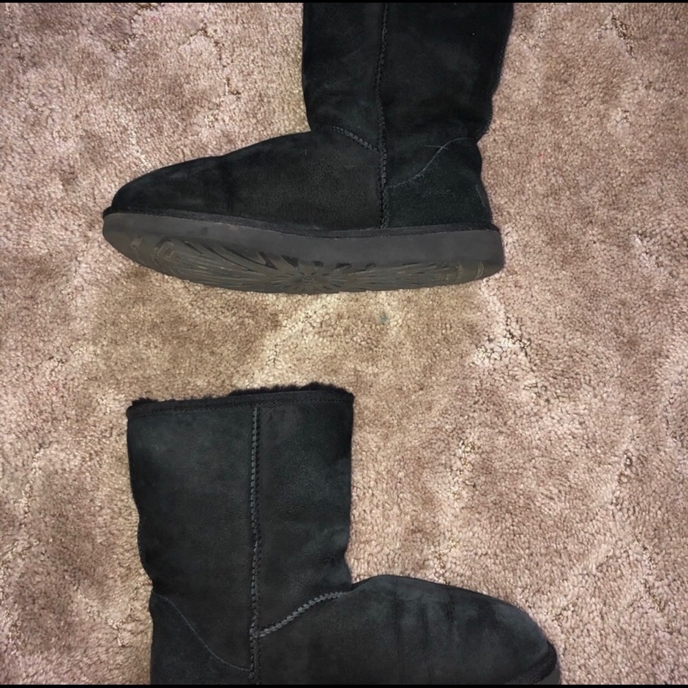 Black UGG boots